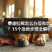 泰迪拉稀怎么办最有效？15个急救步骤全解析（图4）