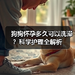 狗狗怀孕多久可以洗澡？科学护理全解析（图4）