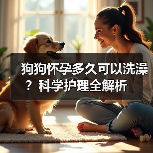 狗狗怀孕多久可以洗澡？科学护理全解析（图3）