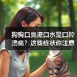 狗狗口臭流口水是口腔溃疡？这些症状你注意了吗？（图1）