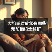 大狗感冒症状有哪些?预防措施全解析(图3) 大狗感冒症状有哪些?预防措施全解析(图3)