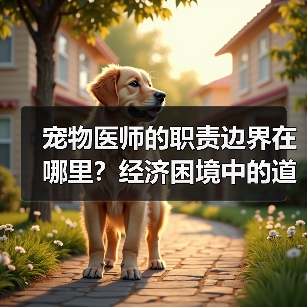 宠物医师的职责边界在哪里？经济困境中的道德抉择（图4）