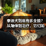 泰迪犬到底有多全能?从陪伴到治疗,它们如何改变生活?(图2) 泰迪犬到底有多全能?从陪伴到治疗,它们如何改变生活?(图2)