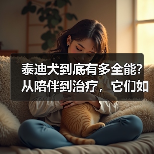 泰迪犬到底有多全能?从陪伴到治疗,它们如何改变生活?(图3) 泰迪犬到底有多全能?从陪伴到治疗,它们如何改变生活?(图3)
