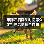 母狗产后洗头时间怎么定？产后护理全攻略（图4）