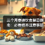 三个月泰迪饮食禁忌指南：必看喂养注意事项（图1）