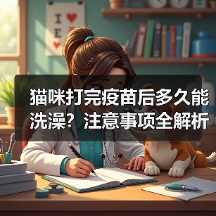 猫咪打完疫苗后多久能洗澡？注意事项全解析（图3）