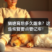 猫绝育后多久醒来？这些恢复要点要记牢！（图2）
