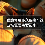 猫绝育后多久醒来？这些恢复要点要记牢！（图3）