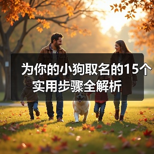 为你的小狗取名的15个实用步骤全解析