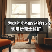 为你的小狗取名的15个实用步骤全解析（图4）