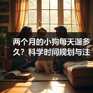 两个月的小狗每天遛多久？科学时间规划与注意事项（图2）