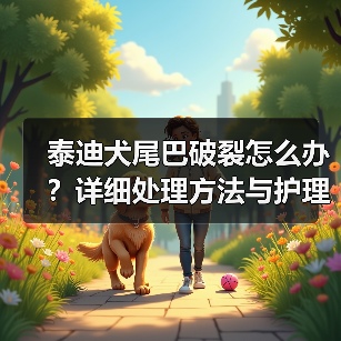 泰迪犬尾巴破裂怎么办？详细处理方法与护理技巧（图2）