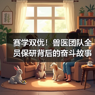 赛学双优！兽医团队全员保研背后的奋斗故事（图2）