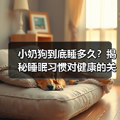 小奶狗到底睡多久？揭秘睡眠习惯对健康的关键影响（图3）