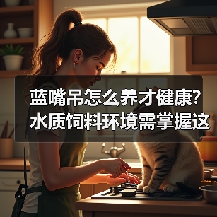 蓝嘴吊怎么养才健康？水质饲料环境需掌握这些要点