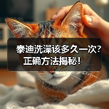 泰迪洗澡该多久一次？正确方法揭秘！