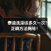 泰迪洗澡该多久一次？正确方法揭秘！（图4）