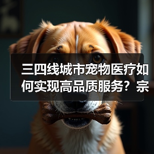 三四线城市宠物医疗如何实现高品质服务?宗亚来探索新路径(图3) 三四线城市宠物医疗如何实现高品质服务?宗亚来探索新路径(图3)