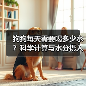 狗狗每天需要喝多少水?科学计算与水分摄入关键指南(图3) 狗狗每天需要喝多少水?科学计算与水分摄入关键指南(图3)