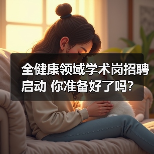 全健康领域学术岗招聘启动 你准备好了吗？（图1）