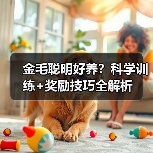 金毛聪明好养？科学训练+奖励技巧全解析（图2）