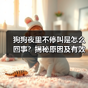 狗狗夜里不停叫是怎么回事?揭秘原因及有效解决方法(图1) 狗狗夜里不停叫是怎么回事?揭秘原因及有效解决方法(图1)