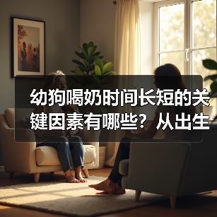 幼狗喝奶时间长短的关键因素有哪些？从出生到断奶全面解析（图1）