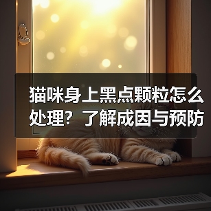 猫咪身上黑点颗粒怎么处理？了解成因与预防方法（图3）