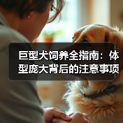 巨型犬饲养全指南：体型庞大背后的注意事项（图3）