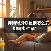 狗肠胃炎恢复期怎么安排喝水时间?(图1) 狗肠胃炎恢复期怎么安排喝水时间?(图1)