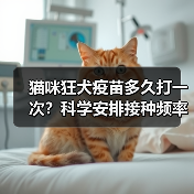 猫咪狂犬疫苗多久打一次？科学安排接种频率全解析