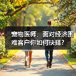 宠物医师，面对经济困难客户你如何抉择？（图1）