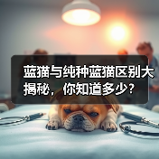 蓝猫与纯种蓝猫区别大揭秘，你知道多少？（图3）
