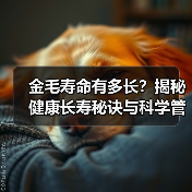 金毛寿命有多长？揭秘健康长寿秘诀与科学管理方法（图2）