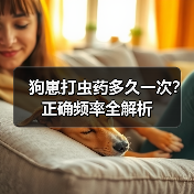 狗崽打虫药多久一次？正确频率全解析（图2）