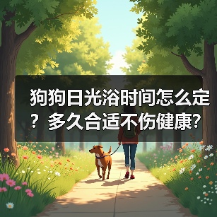 狗狗日光浴时间怎么定？多久合适不伤健康？