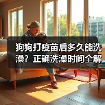 狗狗打疫苗后多久能洗澡？正确洗澡时间全解析（图3）