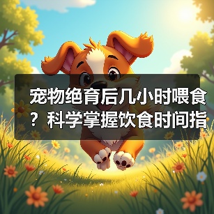 宠物绝育后几小时喂食？科学掌握饮食时间指南（图4）