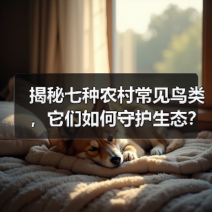 揭秘七种农村常见鸟类，它们如何守护生态？（图4）