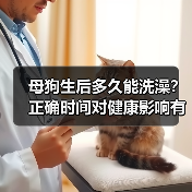 母狗生后多久能洗澡？正确时间对健康影响有多大（图3）