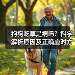 狗狗吃草是病吗？科学解析原因及正确应对方法（图1）