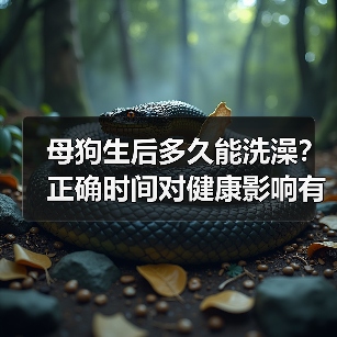 母狗生后多久能洗澡？正确时间对健康影响有多大（图4）
