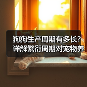 狗狗生产周期有多长？详解繁衍周期对宠物养殖的影响（图2）