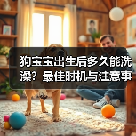 狗宝宝出生后多久能洗澡？最佳时机与注意事项（图4）