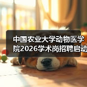 中国农业大学动物医学院2026学术岗招聘启动！快来加入吧（图2）