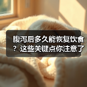 腹泻后多久能恢复饮食？这些关键点你注意了吗（图4）