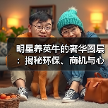 明星养英牛的奢华圈层：揭秘环保、商机与心灵治愈的多重面（图4）
