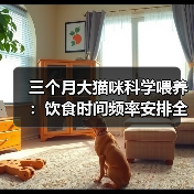 三个月大猫咪科学喂养：饮食时间频率安排全攻略（图4）