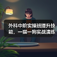 外科中阶实操班提升技能，一猫一狗实战演练（图2）